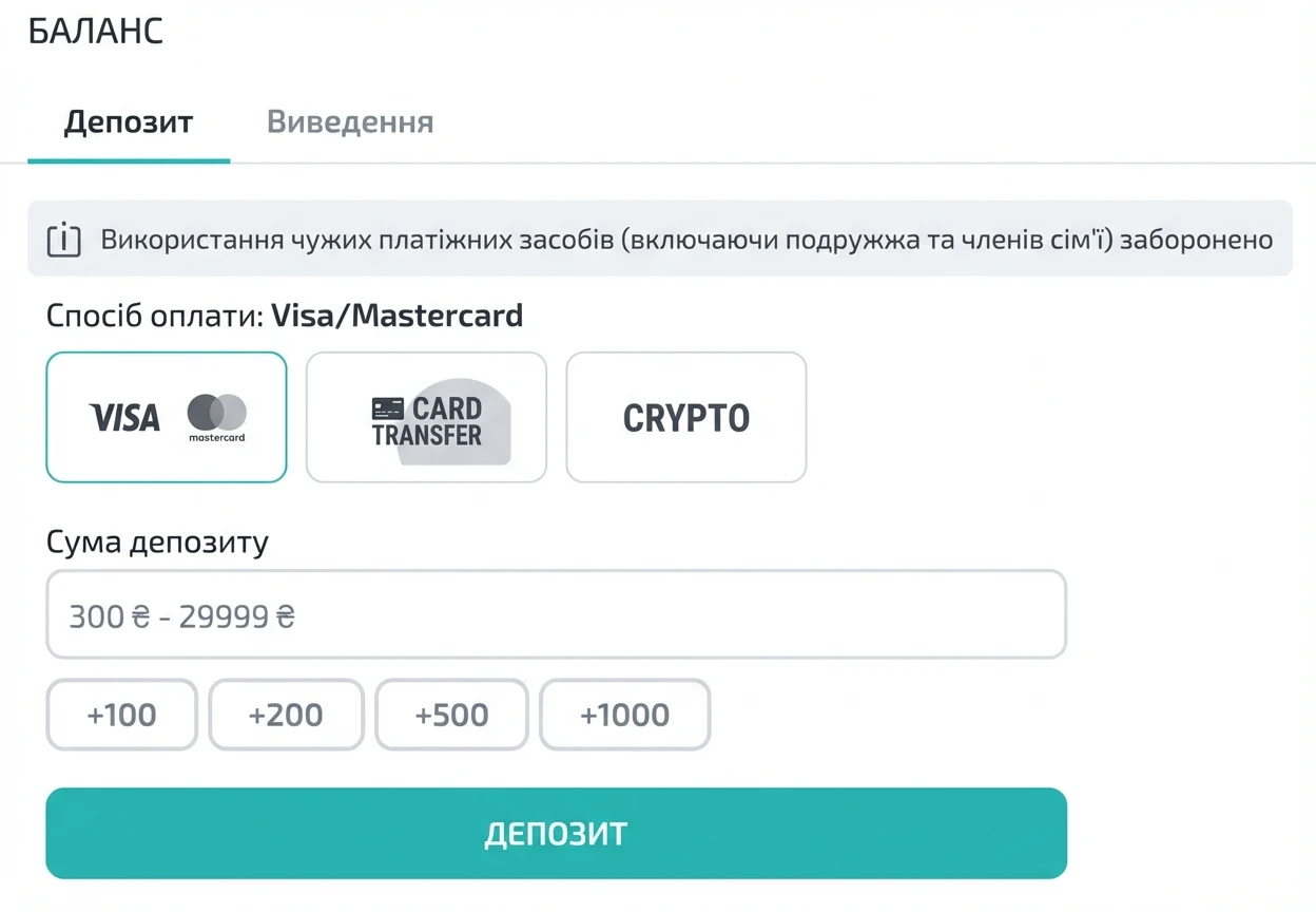 бонуси для виграшів в Allwin Україна